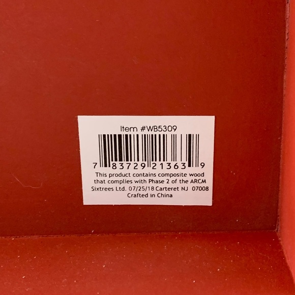 Believe Wooden Slat Box Sign With Reindeer Quill to Paper by Sixtrees - Picture 7 of 7